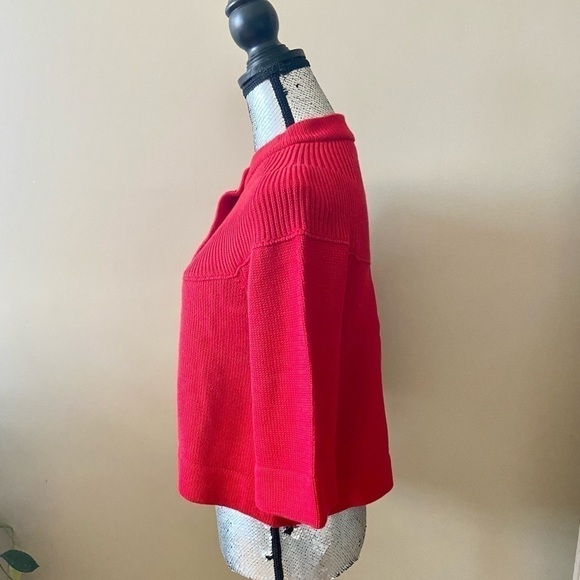 bandolino Chunky Knit Button Cardigan in Ruby Red | Small | EUC - Picture 4 of 10